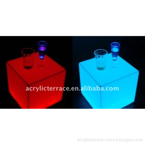 LED cube bar table